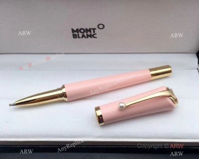 2018 Replica Montblanc Muses Marilyn Monroe Pink Rollerball - Gift Pen